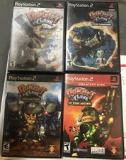 Ratchet and Clank PS2 Lot/Size Matters/Going Commando/Up Your Arsenal CIB! RARE