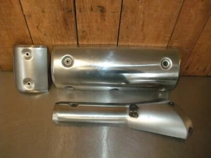 Honda XL1000 VY Varadero 2000 Right Exhaust Heat Shields VGC #170 - Picture 1 of 4