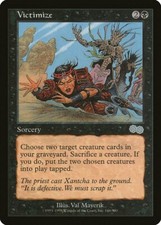 Victimize Urza's Saga NM Black Uncommon MAGIC THE GATHERING MTG CARD ABUGames