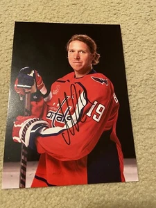 Nicklas Backstrom Autographed Capitals 5x7 Postcard - Picture 1 of 1