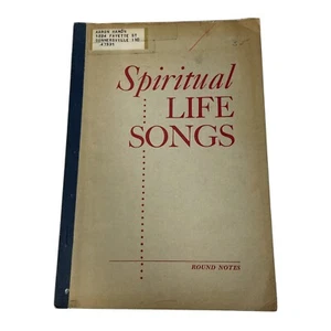Notas redondas de canciones de vida espiritual Harry Armstrong Abingdon prensa libro de música SATB - Imagen 1 de 6