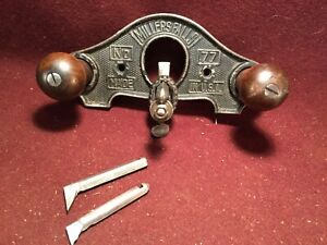 Millers Falls router plane 77, cutters, collectible-user