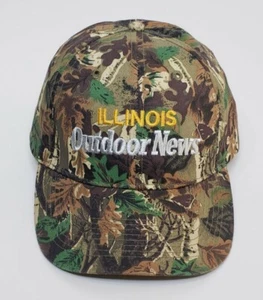 Illinois Outdoor News Jagdmütze Camouflage Camouflage verstellbarer Riemen hinten neu ohne Etikett - Bild 1 von 10
