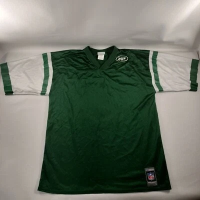 Camiseta deportiva verde NFL Reebok NY Jets Chad Pennington #10 talla grande Foto 1 de 4