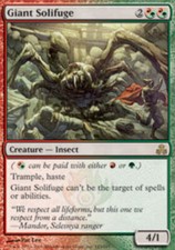 1x Giant Solifuge - Foil LP, English MTG Guildpact