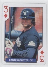 1993 US Playing Card Colorado Rockies Inaugural Year Cards Dante Bichette #3D