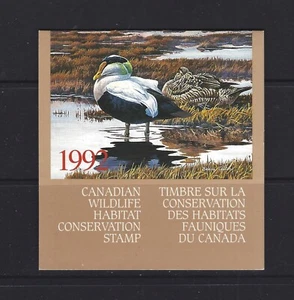 Canada 1992 Wildlife Habitat Conservation Eider Duck #FWH8 Unused MNH $30 - Picture 1 of 2
