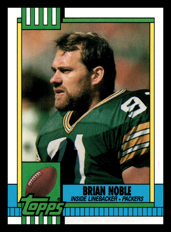 1990 Topps Brian Noble  Green Bay Packers #151 Centered Mint - Image 1 of 2
