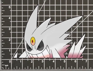 DECALCOMANIA STICKER POKEMON LUCIDA MEGA GENGAR - Peeker Peeking - 4 taglie diverse - Foto 1 di 5