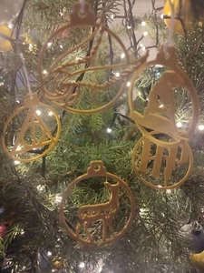 Harry Potter Themed Christmas Tree Decoration Set - Picture 1 of 7