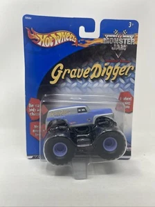 2000 Hot Wheels Monster Jam 1:64 Grave Digger Silver and Blue - Picture 1 of 4
