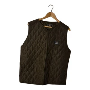 Howick Men’s Padded Waistcoat/ Gilet In Dark Green Size XL - Picture 1 of 6