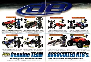 Team Associated RTR Nitro RC Cars Print Ad Wall Art Decor Electric RC18T - Picture 1 of 1