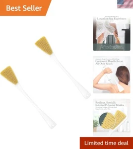 Shower & Bath Brush - Body Exfoliator Scrubber - 16-inch Contoured Handle wit... - Picture 1 of 10
