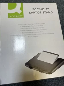 Q-Connect schwarzer Kunststoff Laptop Ständer, starkes und langlebiges Material [KF20078] - Bild 1 von 2