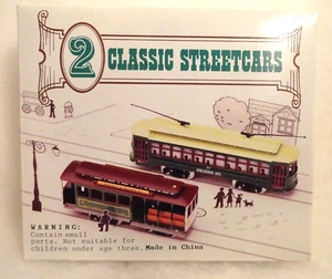IOB HO SCALE 2 CLASSIC STREET CARS MADE IN CHINA🚋 - Imagen 1 de 6