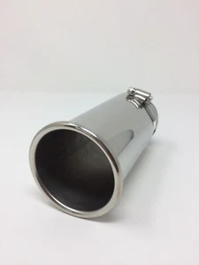 Stainless Steel Rolled Tip Exhaust 45mm - 65mm Top Quality Exhaust Tip - Picture 1 of 8