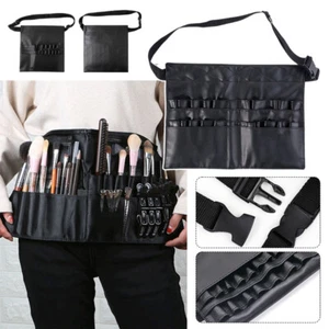 Professional Artist Makeup Capacity Waist Pack PU Makeup Brush Tool Storage Bag - Imagen 1 de 13