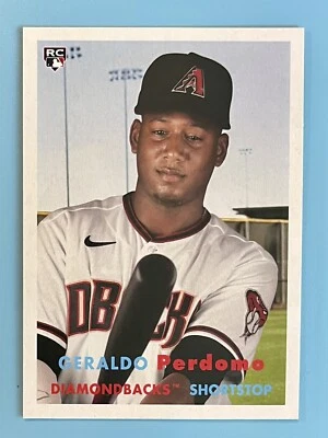 2021 Topps Archives Geraldo Perdomo #51 Arizona Diamondbacks RC - Image 1 of 2