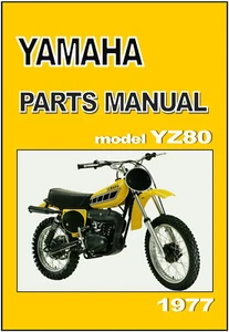 YAMAHA Parts Manual YZ80 D 1977 Replacement Spares Catalog List YZ80D - Picture 1 of 3