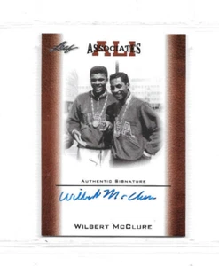 2011 Ali The Greatest - Associates - Autógrafo de bronce #AAU-3 Wilbert McClure - Imagen 1 de 2