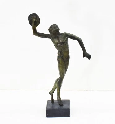 Discus Lanzador Atleta Estatuilla Bronce Estatua - Juegos Olímpicos - Discobolus Foto 1 de 4