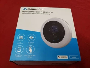 Momentum MERI Smart WiFi Thermostat • Works w/Google Assistant • Touchscreen•NEW - Picture 1 of 6