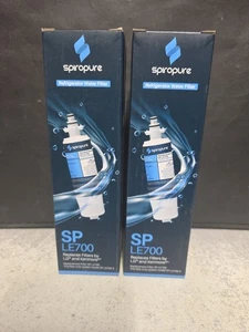 2 - SPIROPURE SP LE700 Refrigerator Water Filter LG & Kenmore Replacement - Picture 1 of 4