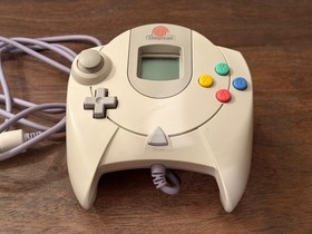 SEGA Dreamcast Controller with VMU memory card + Rumble Pack - Untested