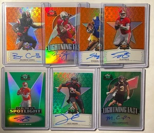 2014 Leaf Valiant BRANDIN COOKS BRUCE ELLINGTON BOYD CAMPANARO AMARO + RC AUTOS - Bild 1 von 2