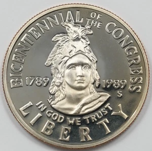 US 1989-S Half Dollar Commemorative Clad Proof Bicentennial Congress 4362 combin - Picture 1 of 2
