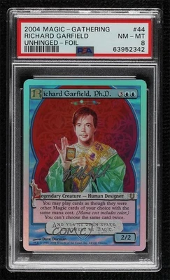 Richard Garfield PhD Foil Magic: Unhinged PSA 8 2004 - Image 1 of 2