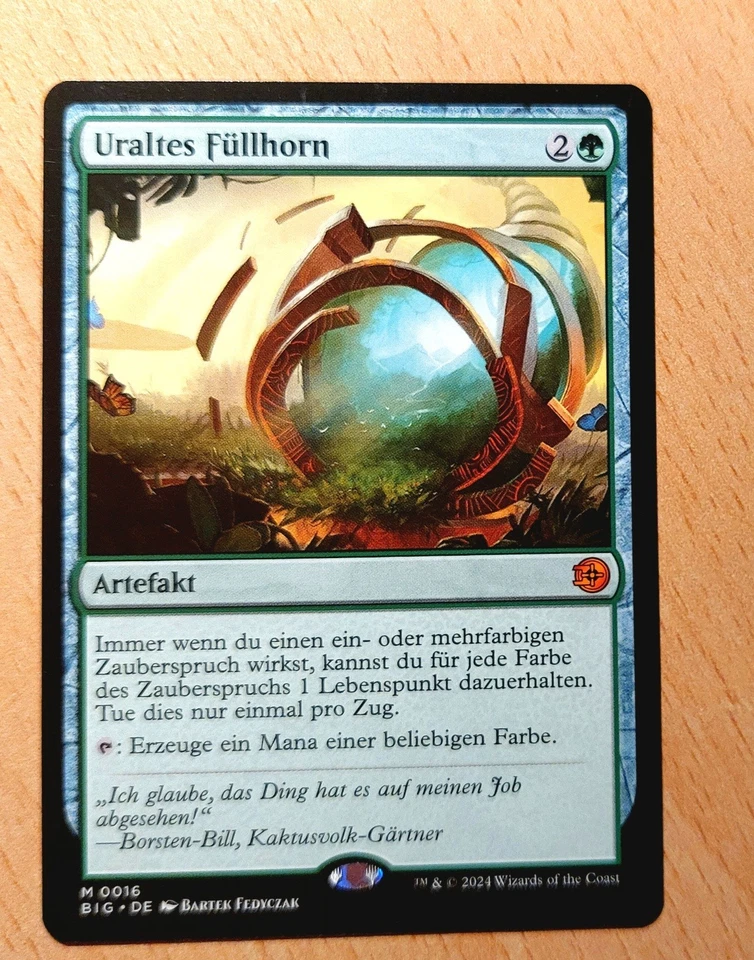 Mtg Magic: Uraltes Füllhorn, Ancient Cornucopia, Top Mana Artefakt, DEUTSCH  - Bild 1 von 1