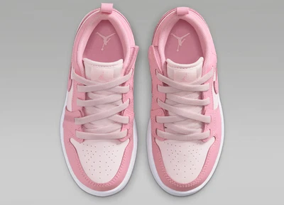 Jordan 1 Bajo Medio Suave Rosa Blanco Perla Rosa Niños Pequeños (PS) | Talla 11C - 3Y Foto 1 de 4