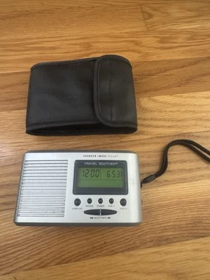 Sharper Image Travel Sound Soother 20 Model SI601 White Noise Alarm Clock - Image 1 of 4