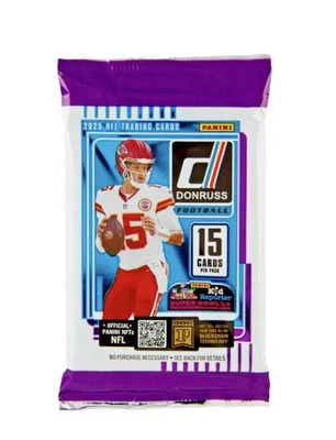 ONE SEALED PACK 2025 Panini NFL Donruss Blaster Box Chance For DOWNTOWN! - Image 1 of 3