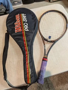 WILSON PRO STAFF 6.0 LARGEHEAD OS 110 TENNIS RACQUET 4 1/2 L4 CHICAGO GMI - Picture 1 of 15