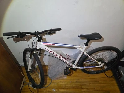 GT Avalanche Sport mountain Bike/ White, Blue, Red Color, 9 Speed Shift (Used) - Image 1 of 4