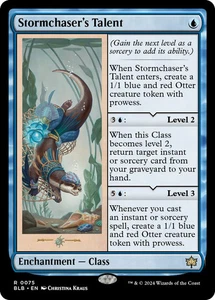 Stormchaser's Talent [Bloomburrow] Lámina ligeramente jugada - Imagen 1 de 1