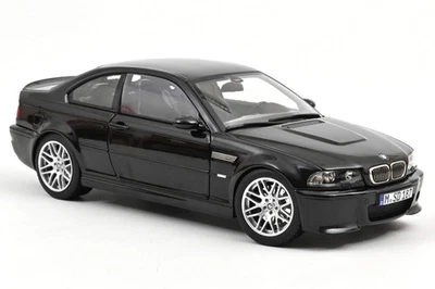 1/18 BMW M3 CSL (E46) 2003 Sapphire Black LHD Diecast Model Car by Norev 183017 - Image 1 of 4