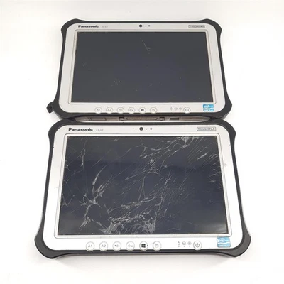 Joblot x2 Panasonic ToughPad Rugged Tablet FZ-G1 MK1 for Spares & Repairs  - Image 1 of 4