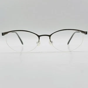 Lindberg Brille Damen oval grau STRIP Titanium Halbrand Mod. 7115 NEU - Bild 1 von 11