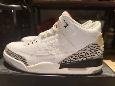 Air Jordan 3 Blanco Cemento Foto 1 de 4