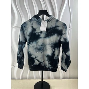 Nike Boys’ Tie-Dye Hoodie Size Small Black Blue Bike Pullover Sweatshirt NEW!!!! - Picture 1 of 4