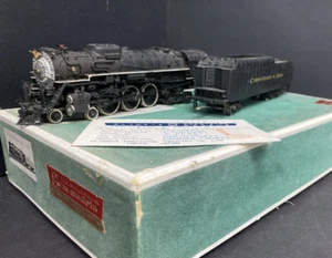 Vintage 1962 GemOlympia EH-109 HO Messing C&O 4-6-4 Dampflok & Tender NM B.22 - Bild 1 von 24