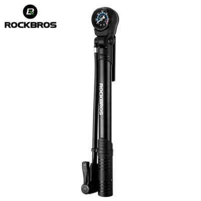 ROCKBROS Bike Portable Pump 120PSI Rotatable Motorcycle Air Inflator Alloy Pumps - image 1 of 4