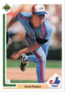 1991 Upper Deck Baseball Scott Ruskin Montreal Expos #383