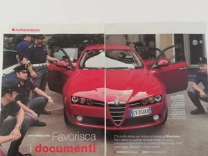 Clipping Ritaglio Articolo 2005 ALFA ROMEO 159 Favorisca i Documenti - Picture 1 of 3