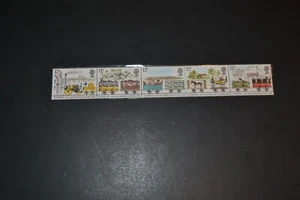 GREAT BRITAIN SCOTT #904-908 LIVERPOOL RAILROAD MNH STRIP OF 5 - Picture 1 of 1