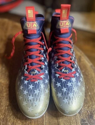 Under Armour Men's Spotlight Lux Mc Le Usa Football Cleats Size 10 - Image 1 of 4